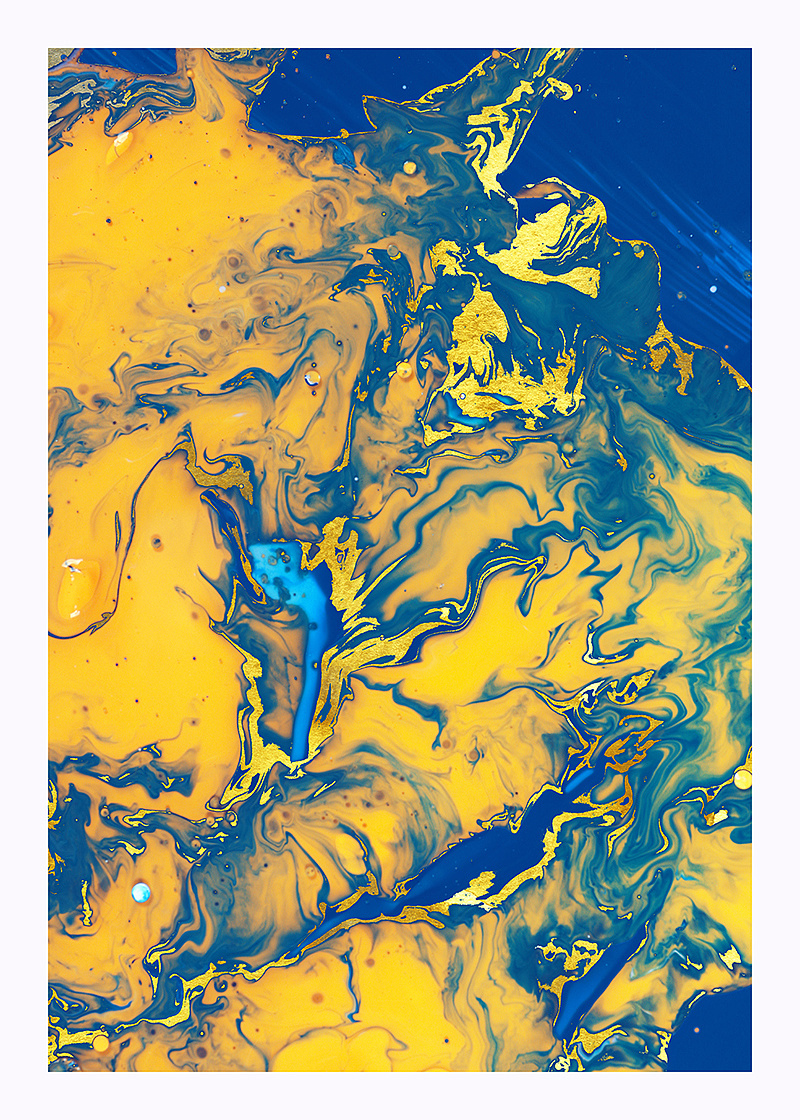 抽象摄影,颜料肌理—繁星长河