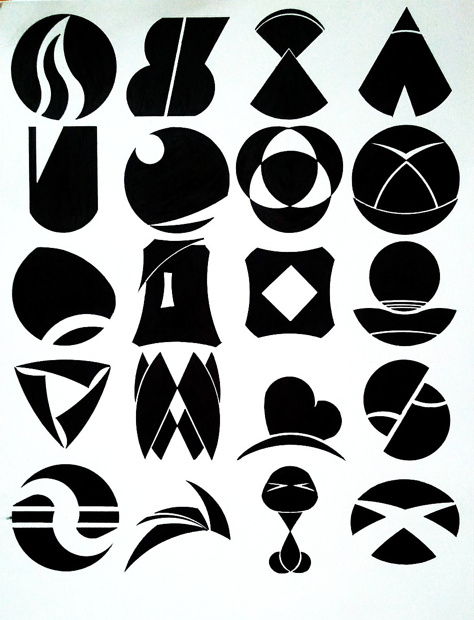 标志基础之图形创意练习（图ZNDU3NzgyNA==） - Logo - 站酷设计师洪斉原创素材 - 站酷ZCOOL