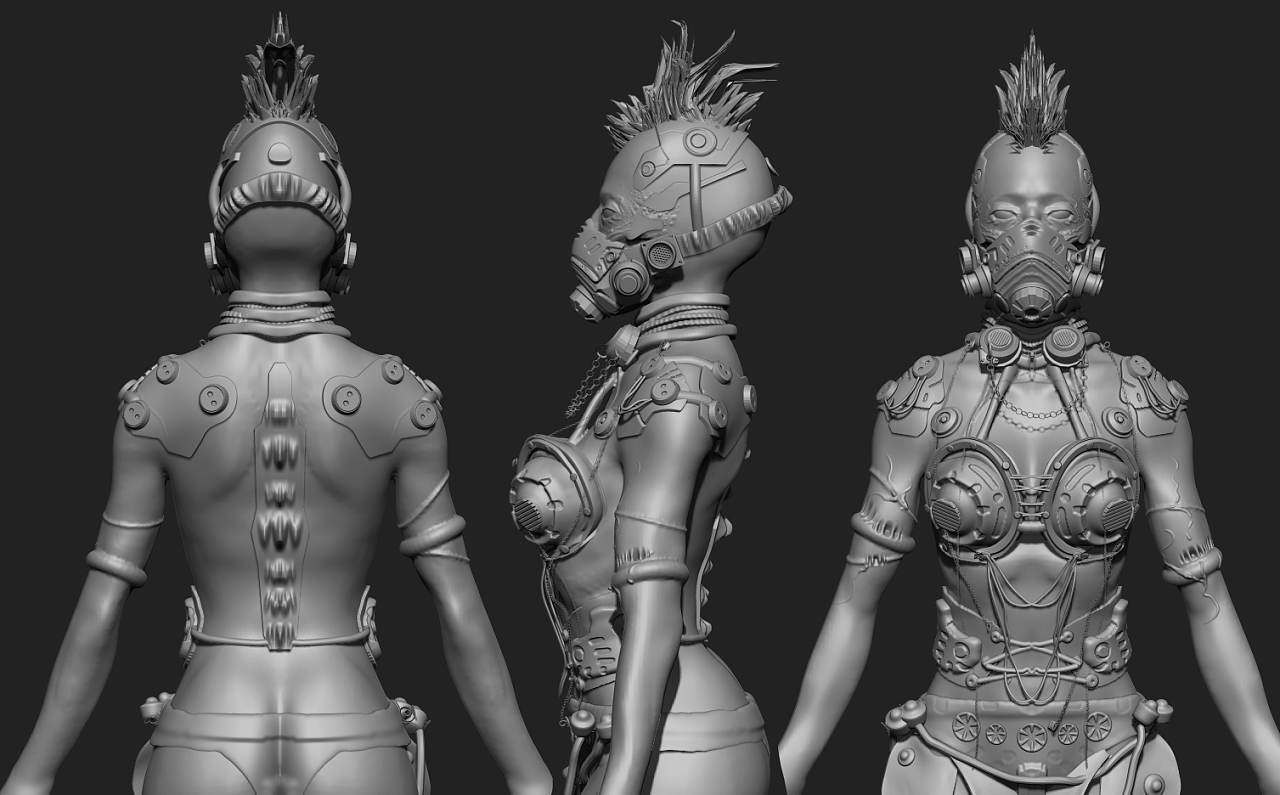 zbrush 人体学习,练习,至创作