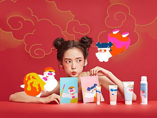 中国风，护肤品。（个人主页-ZMzc4OTE1NTI=） - 产品摄影 - 站酷设计师Z36367372原创素材 - 站酷ZCOOL