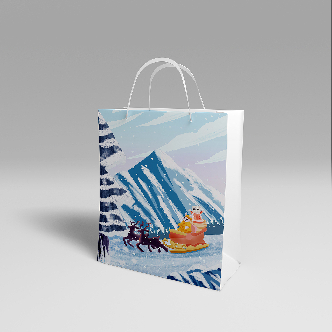 活力兔和好奇喵的旅行1