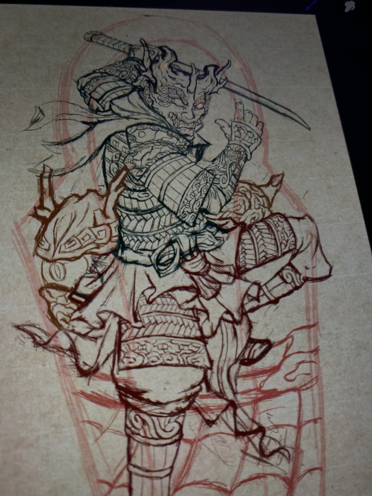 酒吞童子|插画|创作习作|纹身师喜郎中 - 原创作品 - 站酷 (zcool)