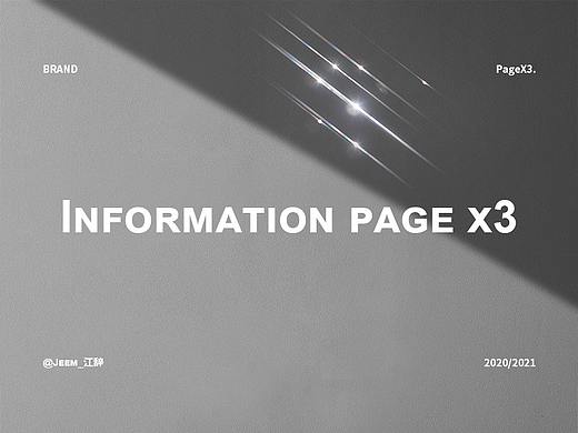Information pageX3