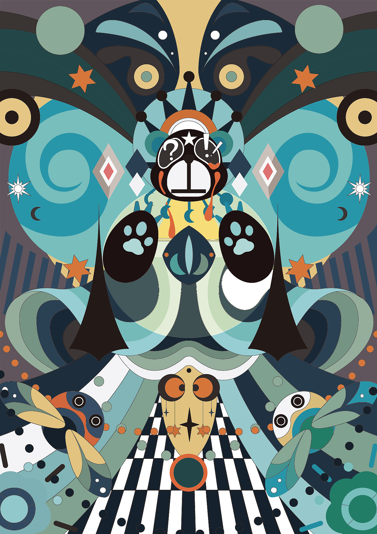 【熊熊白日梦】——装饰感插画融合