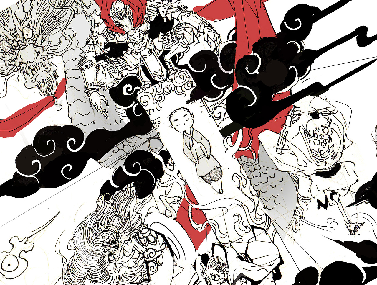 每个中国男孩心中都有一只猴子！大圣，请带我遨游世界！！！【春哥制造】（图ZMzA5MTY3NTI=） - 创作习作 - 站酷设计师画画的春哥原创素材 - 站酷ZCOOL