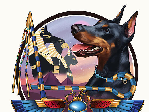 宠物头像设计——周游世界国家主题