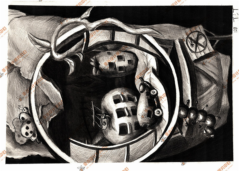 江西示范大学 创意素描