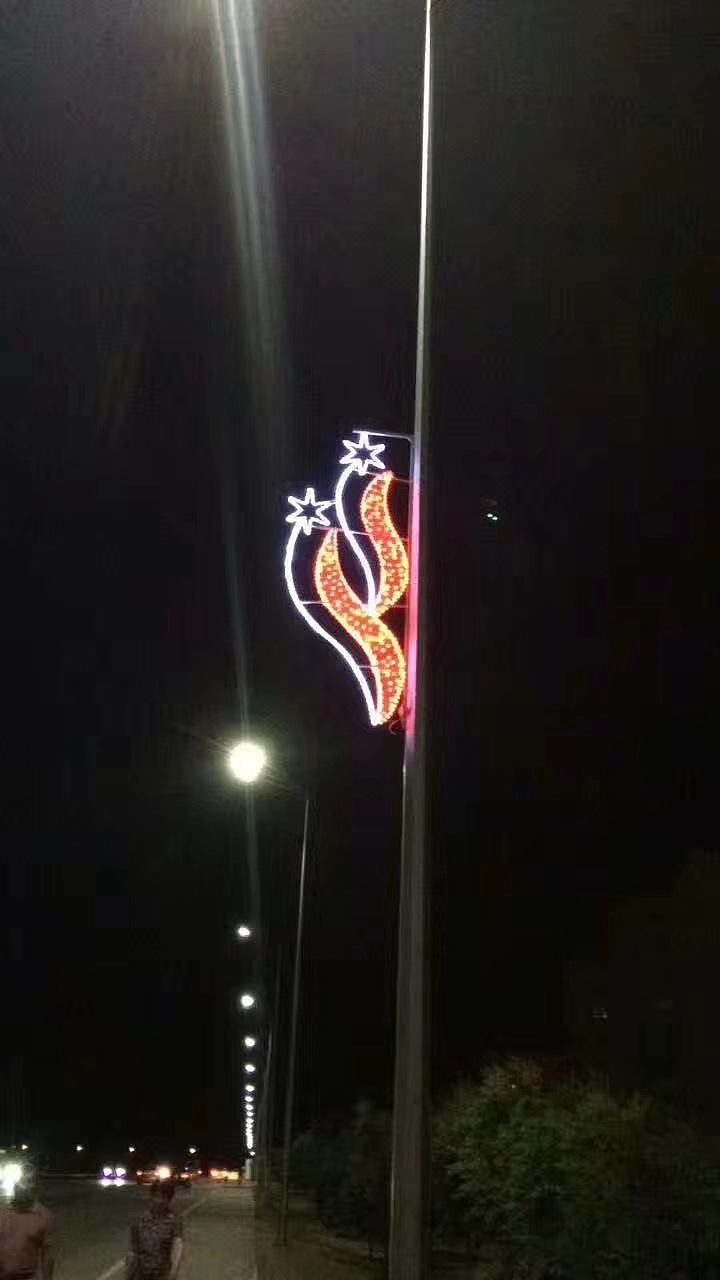 地区文化特色路灯杆装饰-户外路灯杆景观装饰造型灯