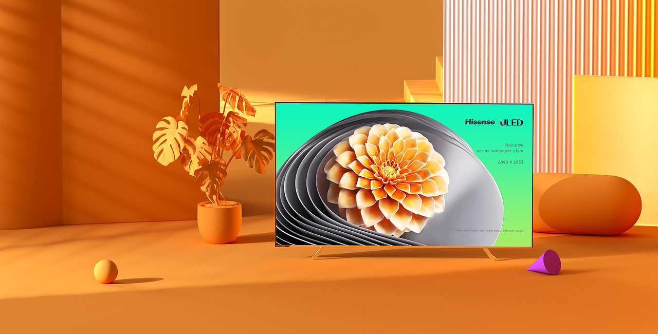 Hisense | Rainbow flower（图ZMjg1MjkxNzky） - 海报 - 站酷设计师agenzZ原创素材 - 站酷ZCOOL