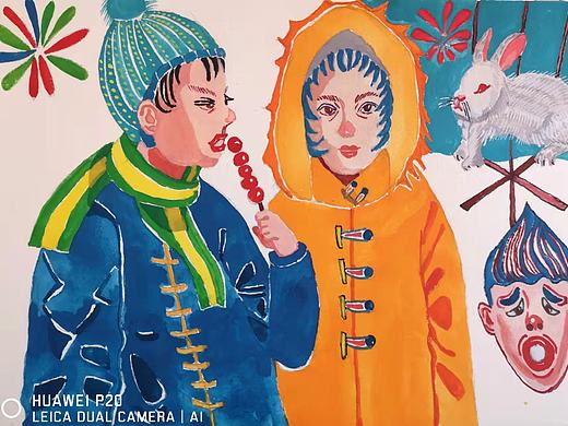 节日里的孩子们