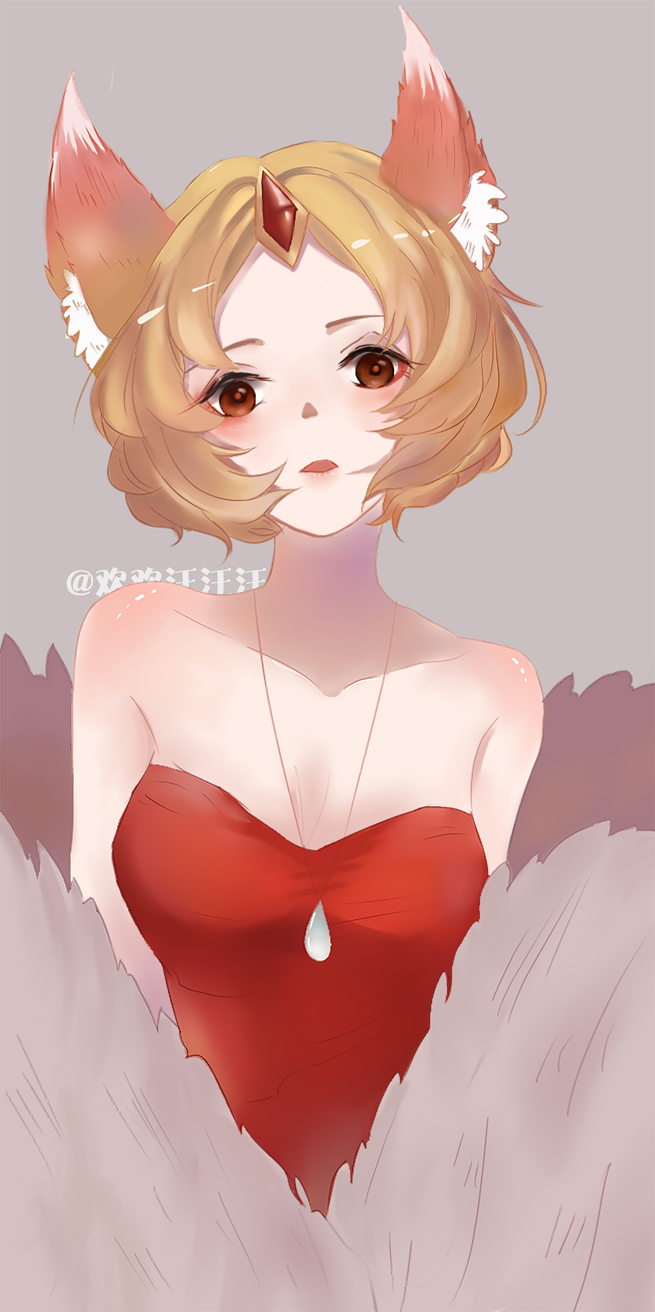 性感小妲己（图ZMTU1NDkwOTY4） - 艺术插画 - 站酷设计师是欢欢还是花花原创素材 - 站酷ZCOOL