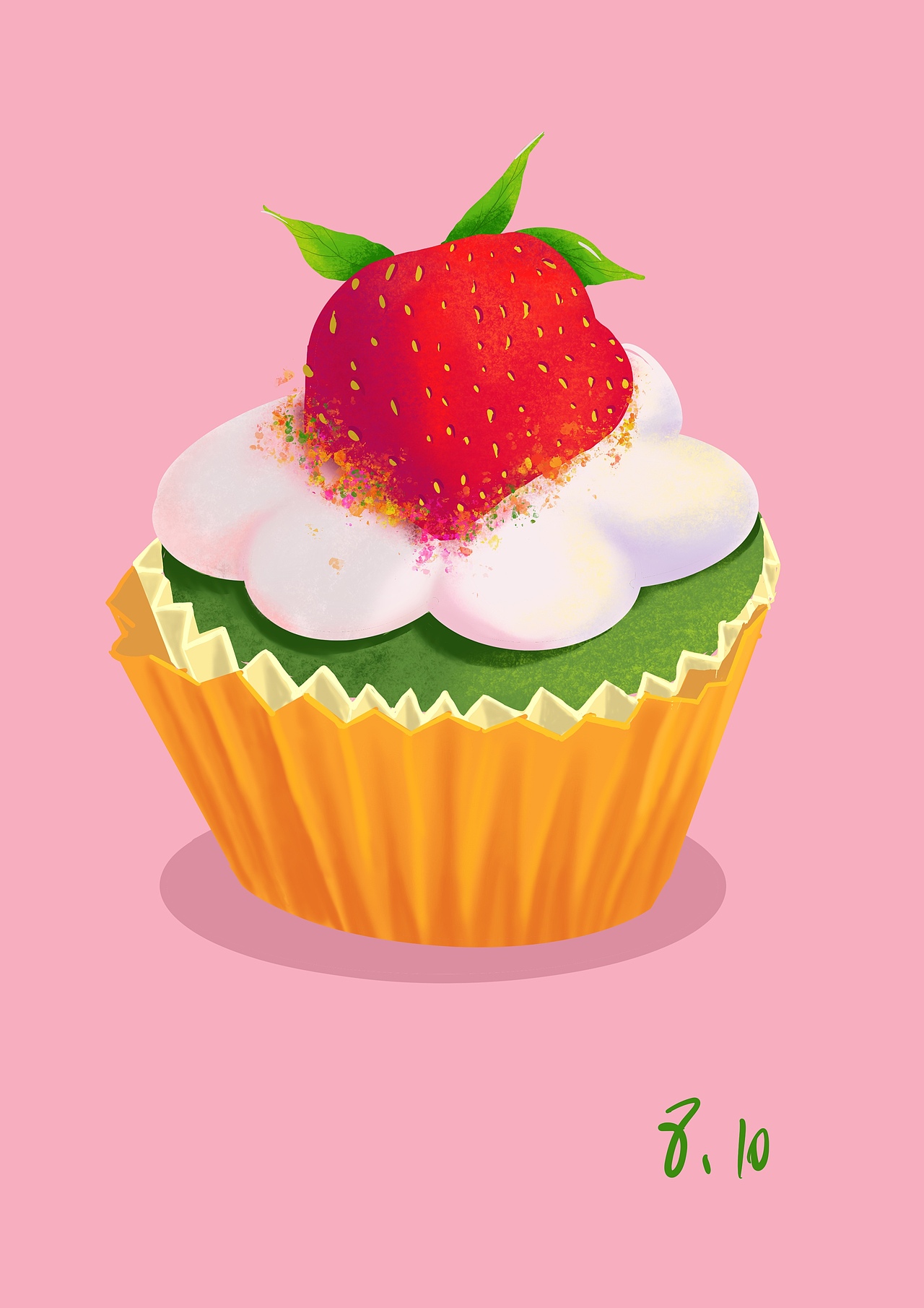 来康康我最近画的蛋糕插画系列作品吧（图ZMjY3NDgzNDQw） - 像素画 - 站酷设计师xiaoxiao萍原创素材 - 站酷ZCOOL