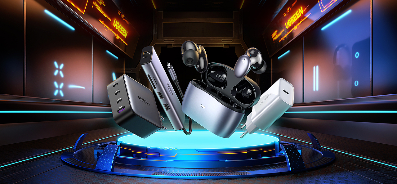 【UGREEN-2021产品渲染节选】（图ZMjg4MDU3MzIw） - 产品 - 站酷设计师MC云原创素材 - 站酷ZCOOL