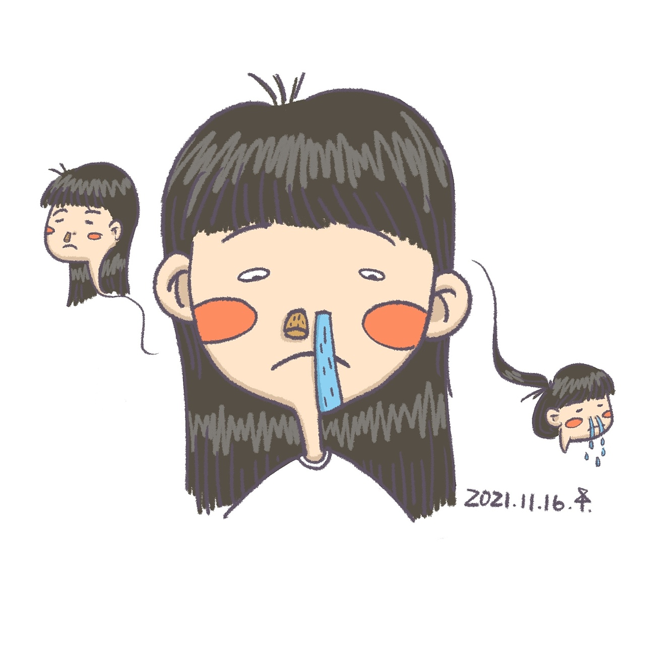 感了个水泄不通和车水马龙的冒