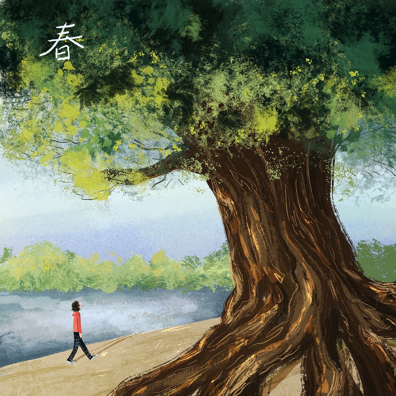 春天赏花季（图ZMjk0NTI1NDQw） - 商业插画 - 站酷设计师美美杏子原创素材 - 站酷ZCOOL