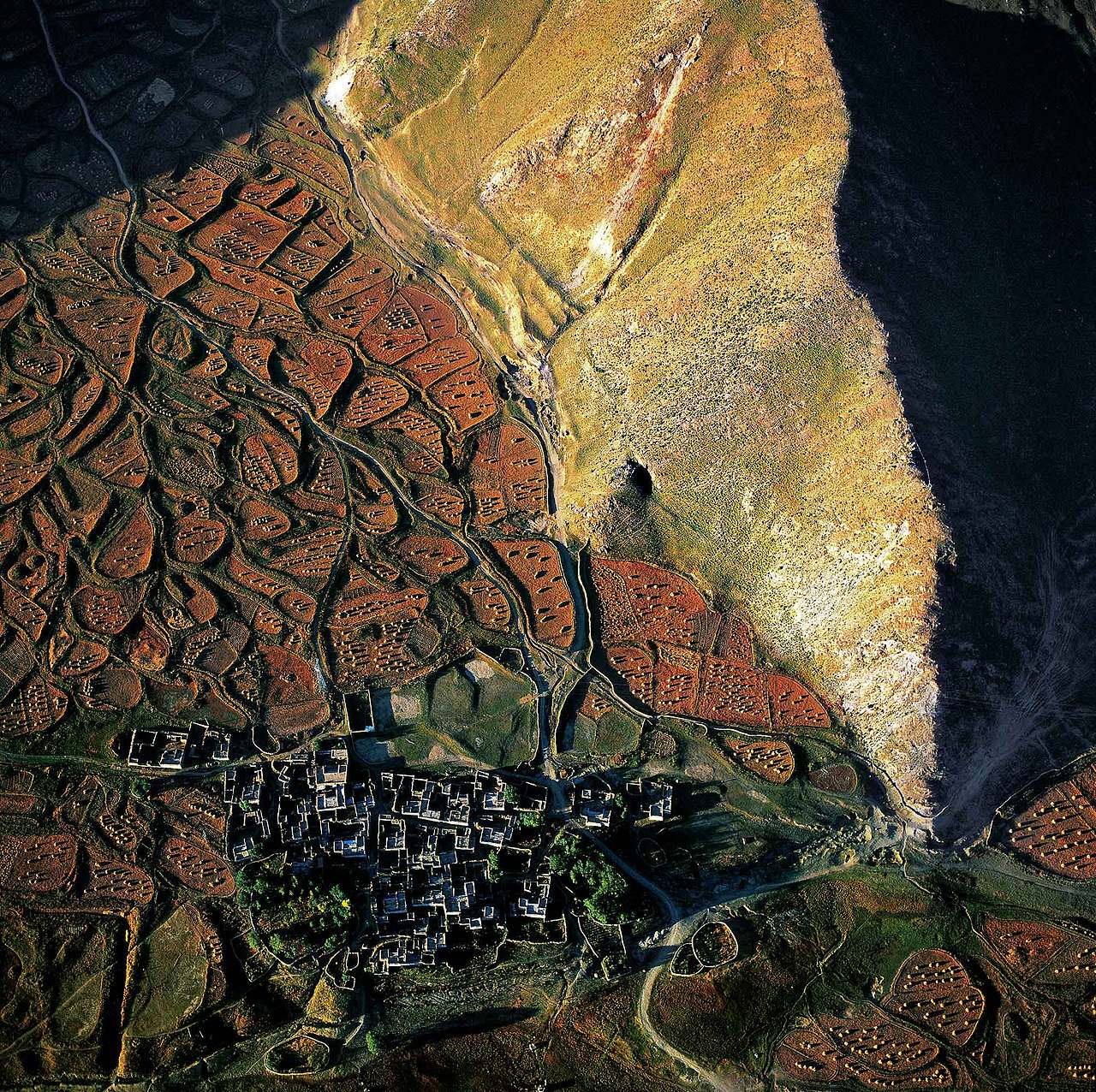 西藏安多县藏族民居