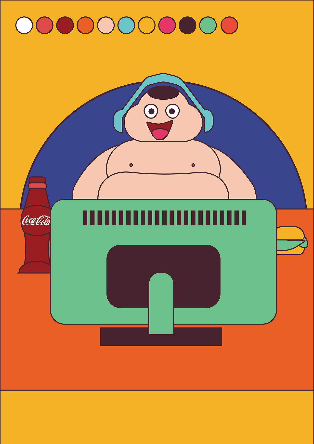 插畫商業(yè)應用（圖ZMjUyOTM1ODE2） - 商業(yè)插畫 - 站酷設計師艾噠原創(chuàng)素材 - 站酷ZCOOL