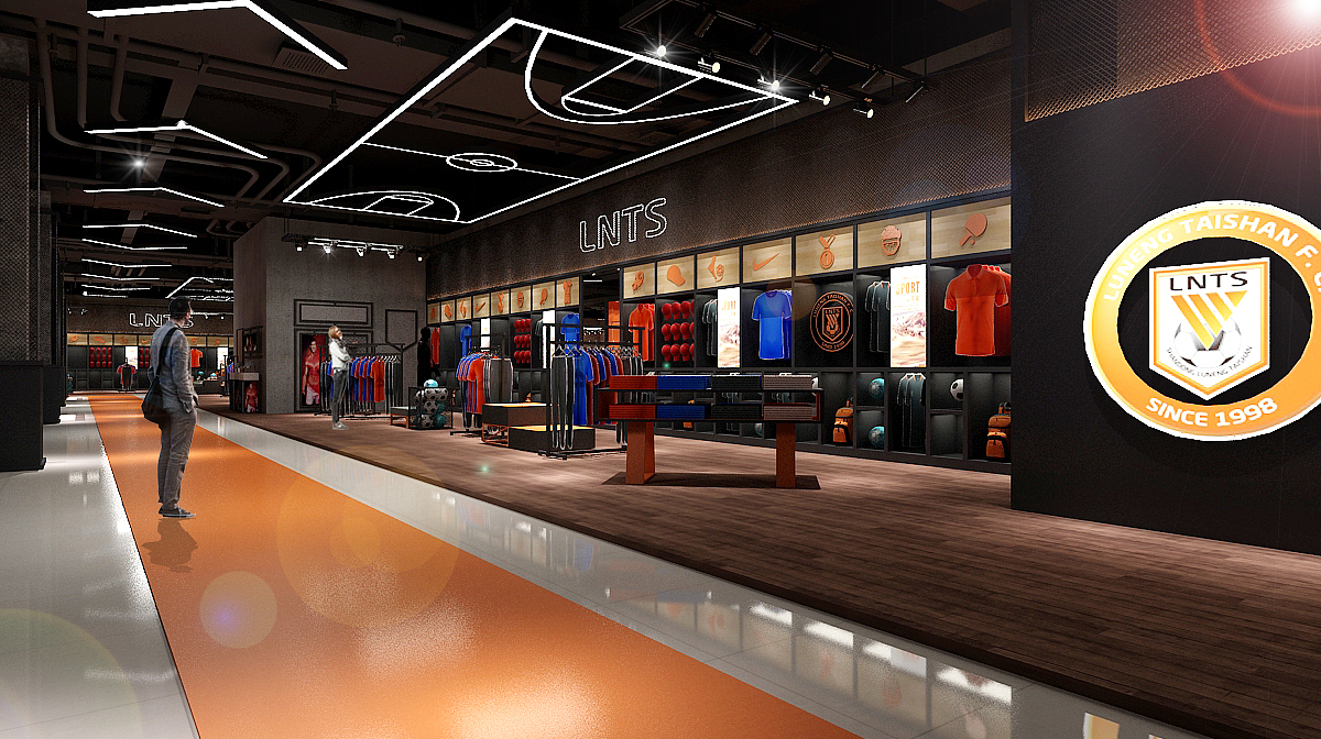 体育用品专卖店（图ZODM4MzUxOTI=） - 家装设计 - 站酷设计师梵匠工作室原创素材 - 站酷ZCOOL