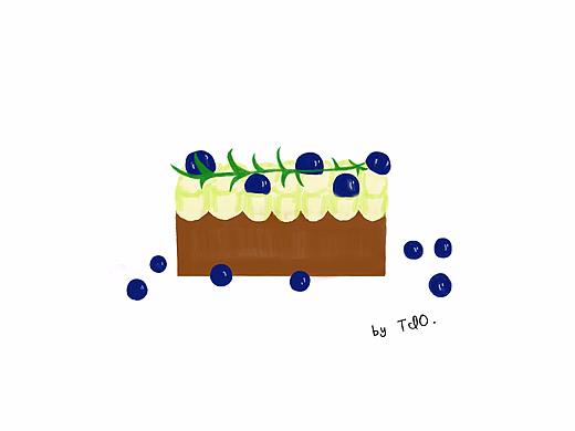 甜点 手绘