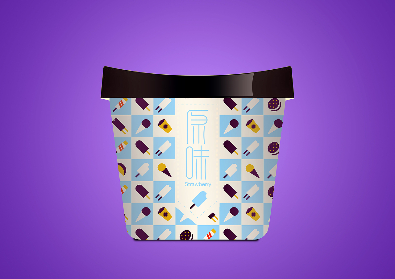 504冰激凌包装（图ZNzQ4NzIzOTY=） - 包装 - 站酷设计师古早品牌设计原创素材 - 站酷ZCOOL
