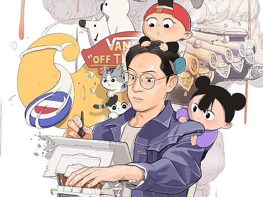 时隔两年（个人主页-ZNDgxNDgwODQ=） - 商业插画 - 站酷设计师Ki狗原创素材 - 站酷ZCOOL