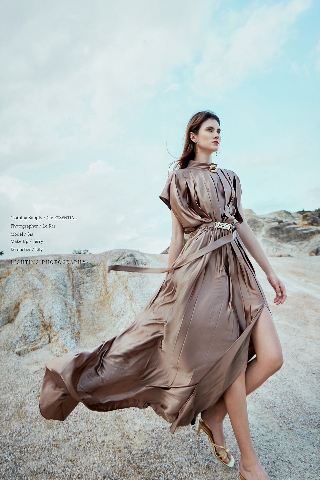 户外大片拍摄，采石场，服装形象片拍摄，服装拍摄（图ZMjU5MzkxNTAw） - 人像摄影 - 站酷设计师徕汀服装摄影原创素材 - 站酷ZCOOL