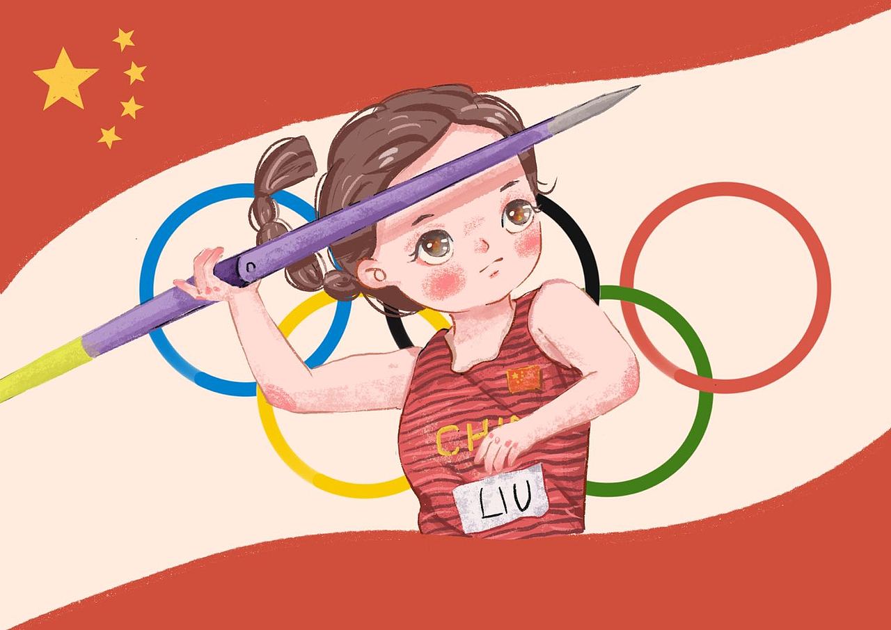 我为奥运冠军画头像！（图ZMjY1OTAyODI0） - 儿童插画 - 站酷设计师小H的梦想田原创素材 - 站酷ZCOOL