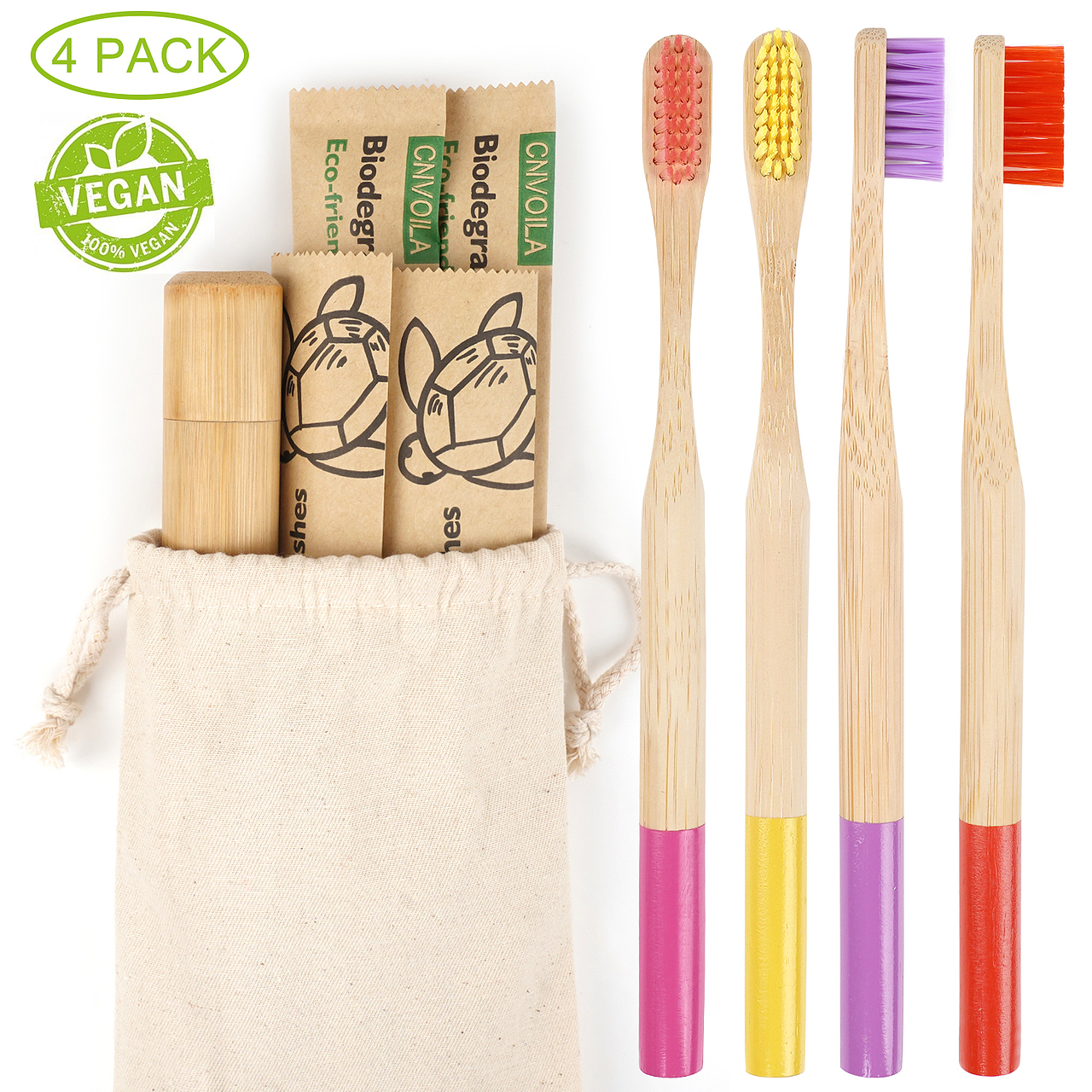 成人竹牙刷布袋款-亚马逊主图