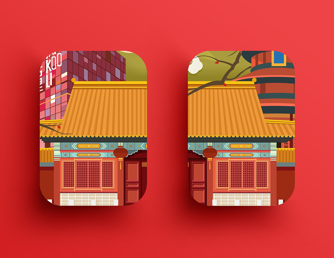 建筑细节展示。