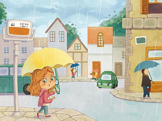 幾張英語(yǔ)繪本小圖（個(gè)人主頁(yè)-ZNTYxMDQ0NTI=） - 兒童插畫(huà) - 站酷設(shè)計(jì)師c王子的金魚(yú)原創(chuàng)素材 - 站酷ZCOOL