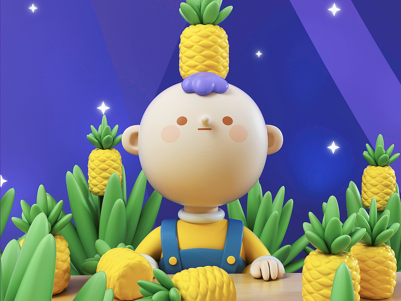 凤梨boy（图ZMjE2Mzk4OTA4） - 人物/生物 - 站酷设计师北河三北原创素材 - 站酷ZCOOL