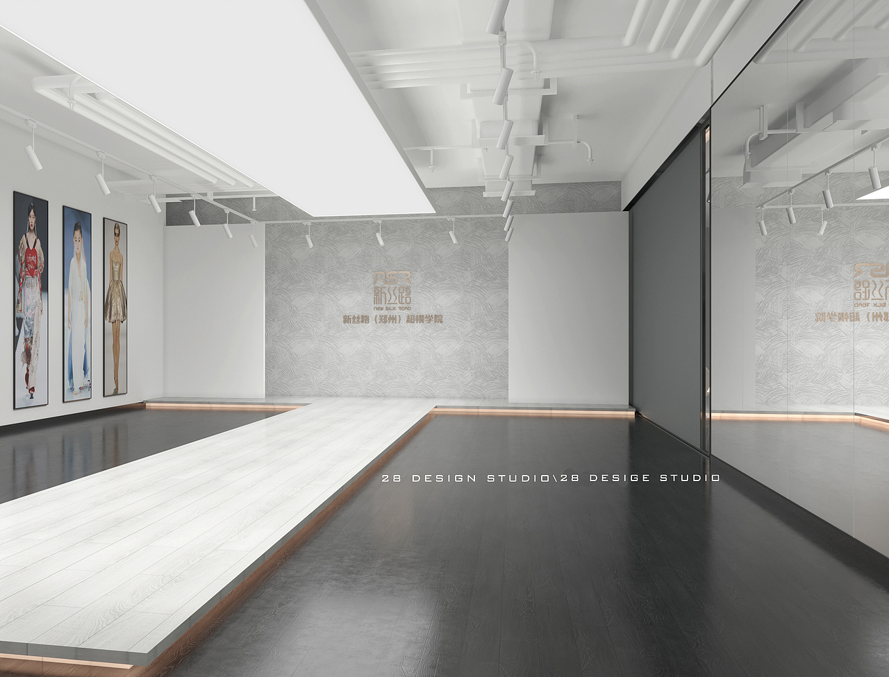 二八设计|效果表现|模特学院