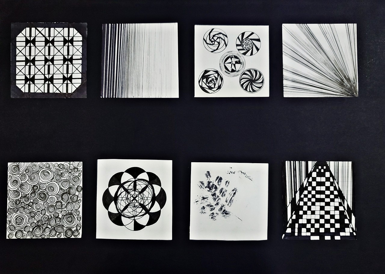 设计学类19-6班 骨骼练习 构成作业