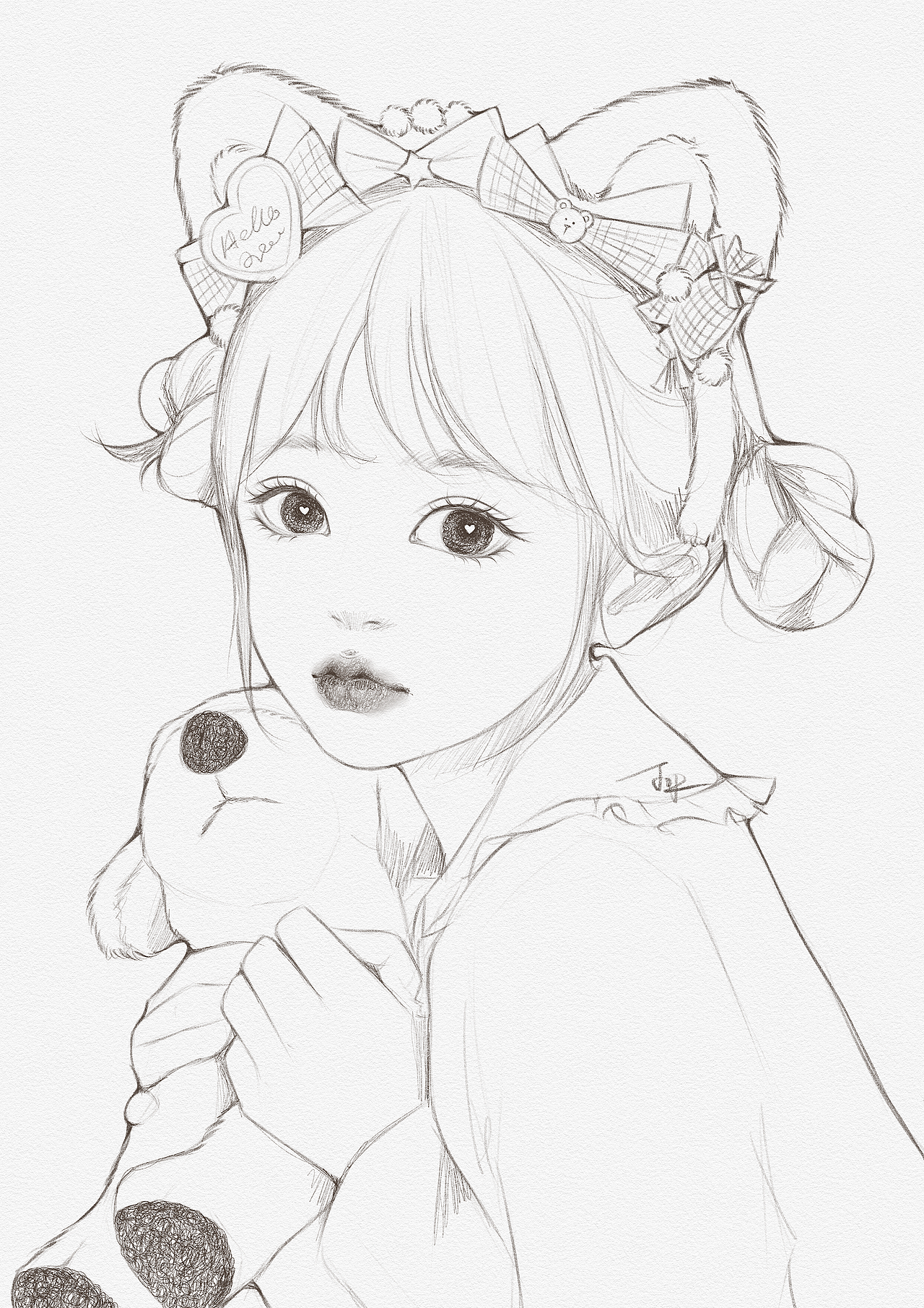 速写风头像练习（图ZMjc2Njc2MzQw） - 创作习作 - 站酷设计师充电中的Pikajo原创素材 - 站酷ZCOOL