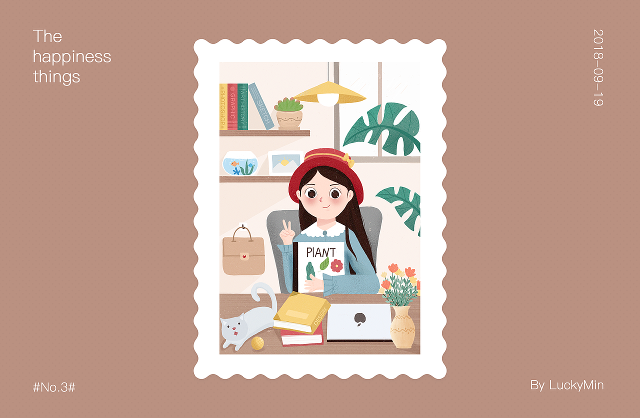 插画练习（图ZMTY2MzgzMTU2） - 创作习作 - 站酷设计师Luckymin原创素材 - 站酷ZCOOL