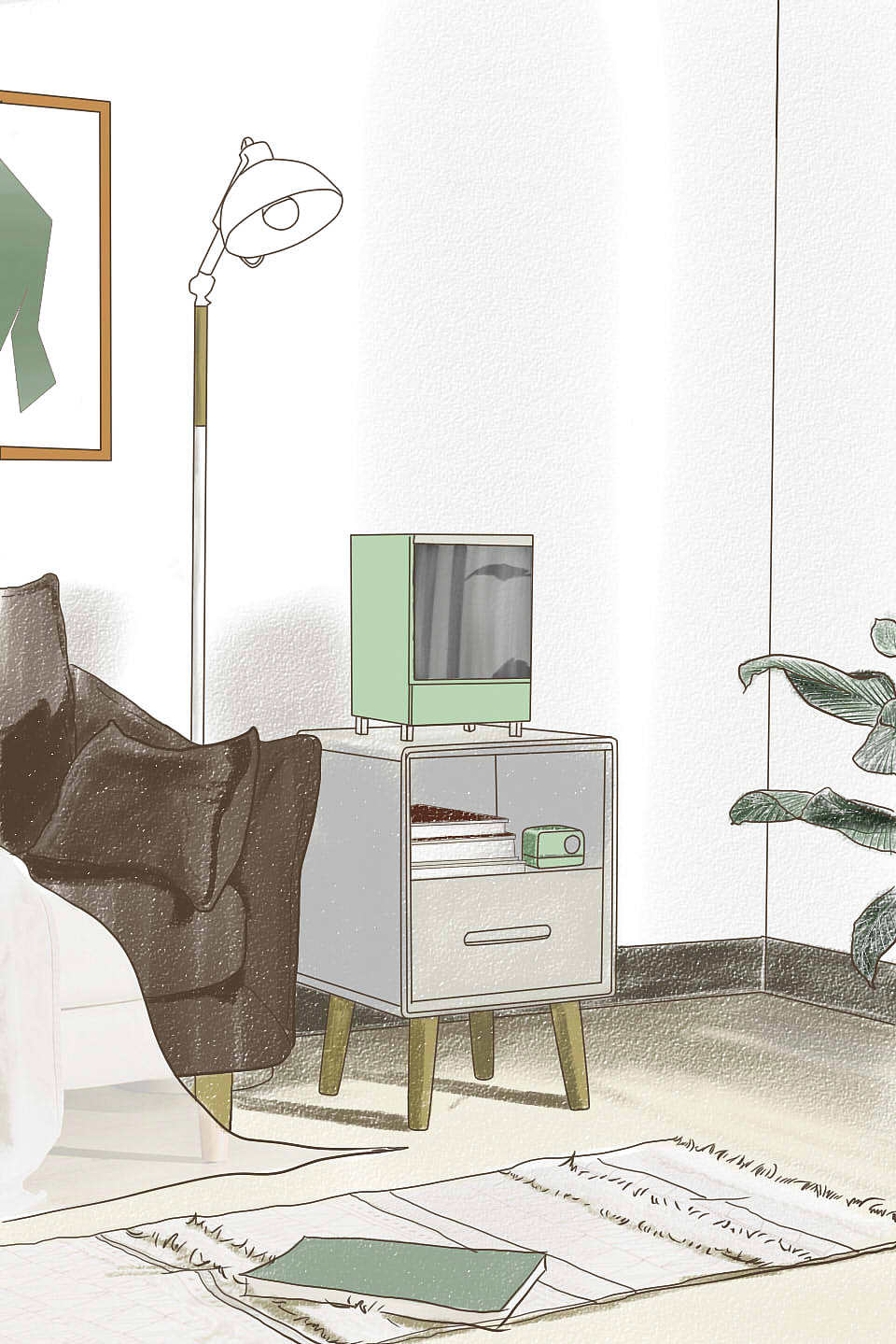 小场景（图ZMjE2MzQzNTgw） - 艺术插画 - 站酷设计师乔乔鸭原创素材 - 站酷ZCOOL