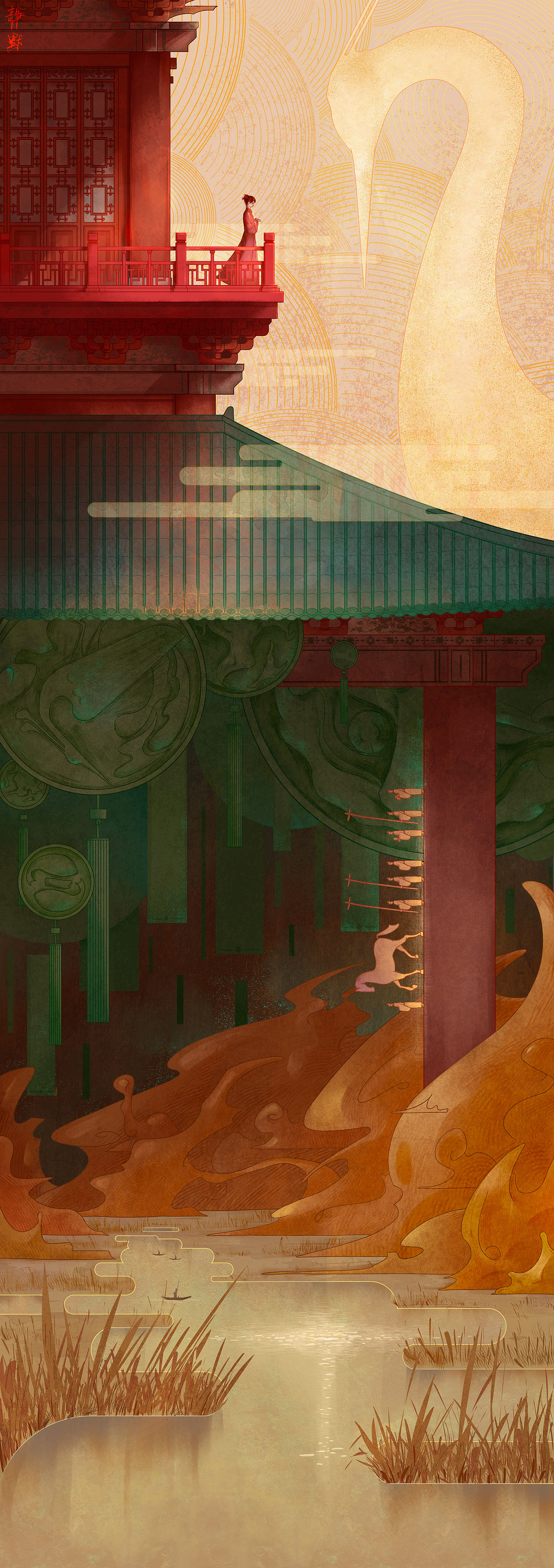 江南西道 系列插画