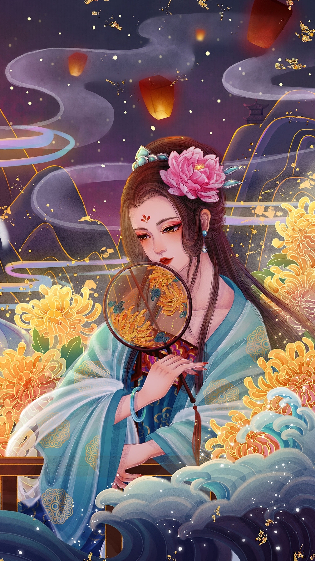 中秋插画——传统习俗|插画|商业插画|焰十月_原创作品-站酷(zcool)
