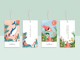 “心情不错”花店插画