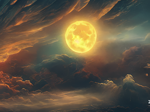 #AI创作实验室#巨大的月亮