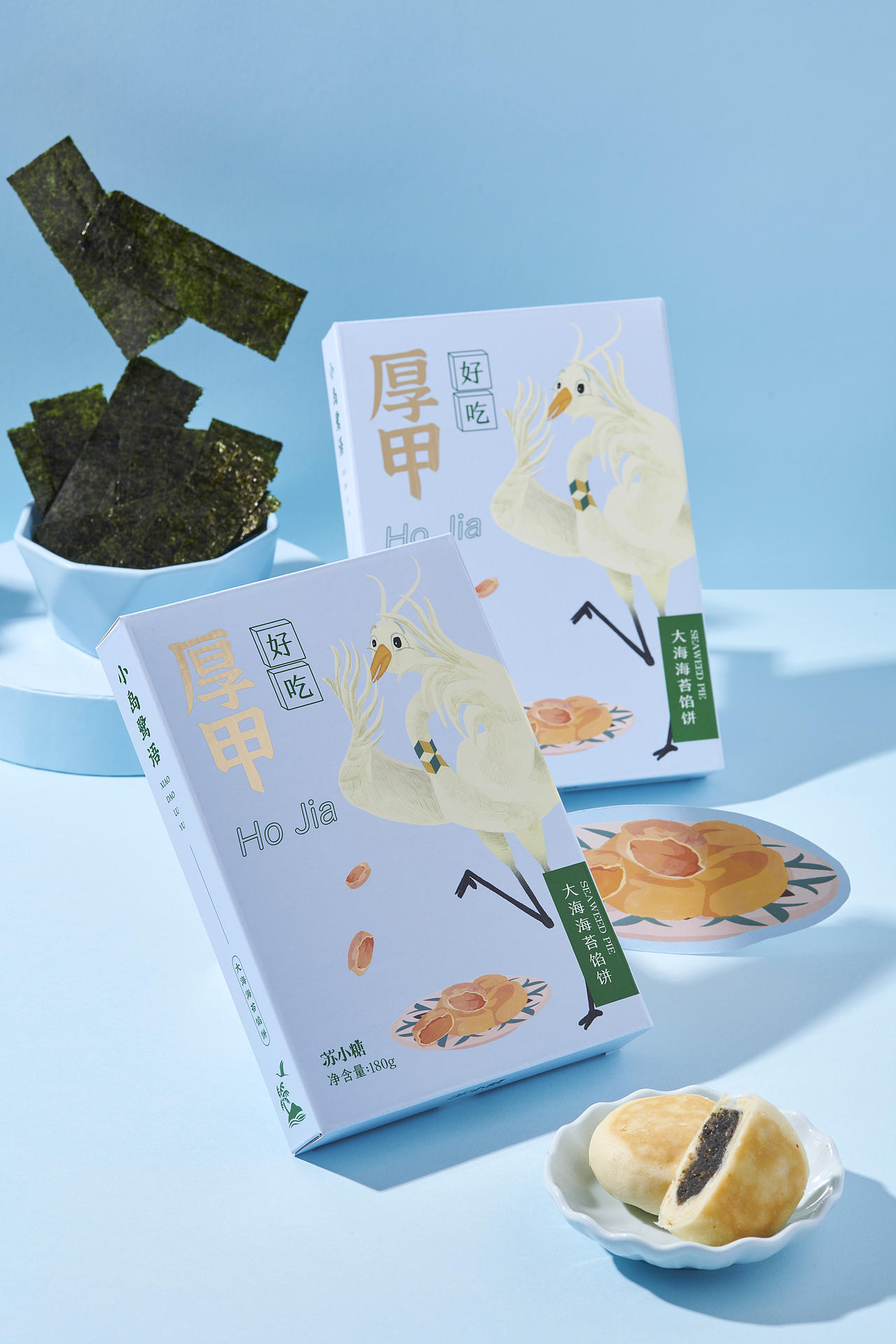 大白鹭，馅饼（图ZMjc2ODk5NTQ0） - 商业插画 - 站酷设计师银栗子原创素材 - 站酷ZCOOL