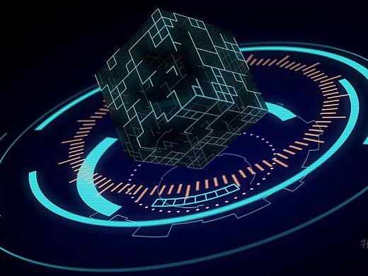 练习-未来科技感 Futuristic HUD Element Animation