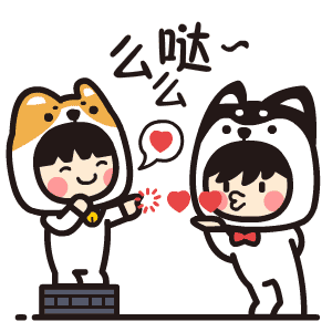 微信表情 | GIGI&KIKI（小奇与小基）的日常-第一弹（图ZMTAzODAxMzQw） - 网络表情 - 站酷设计师张小谦_up原创素材 - 站酷ZCOOL