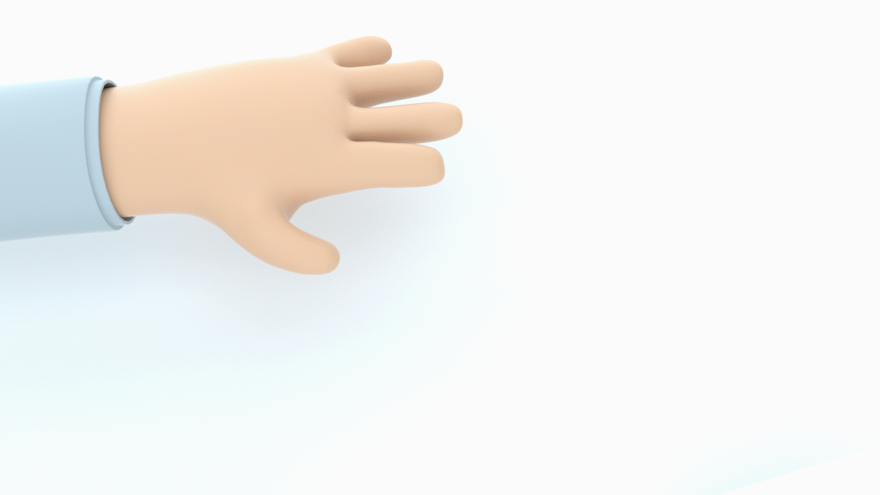 自己绑定的手臂模型