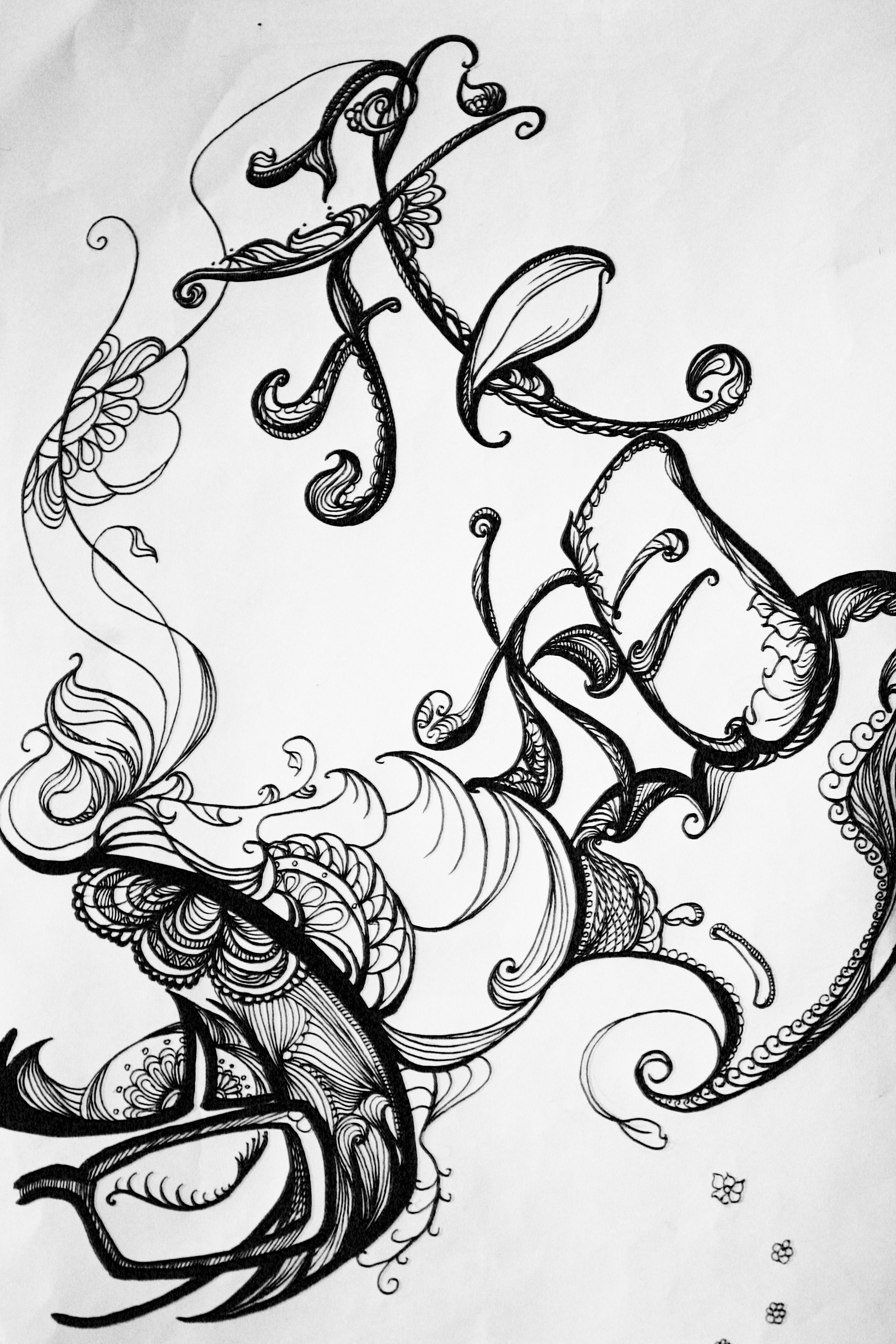 爱勾线的姑娘|插画|商业插画|喵喵喵不开花 - 原创作品 - 站酷 (zcool