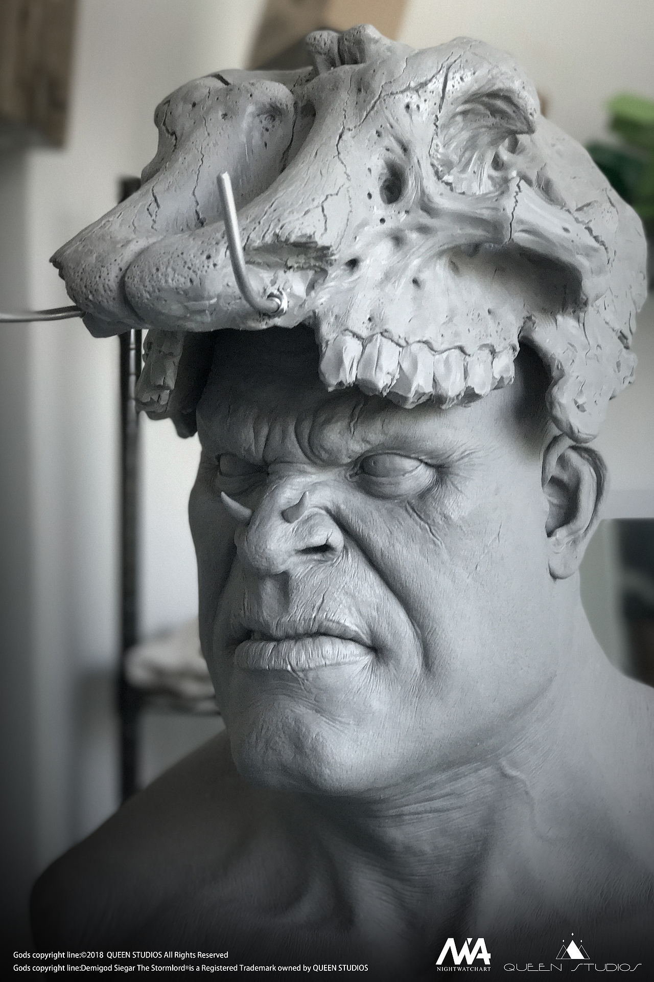 Queen Studios 原创作品：半神-风暴之王-齐格尔（图ZMTM3NzI5Njc2） - 手办/模玩 - 站酷设计师QueenStudios原创素材 - 站酷ZCOOL