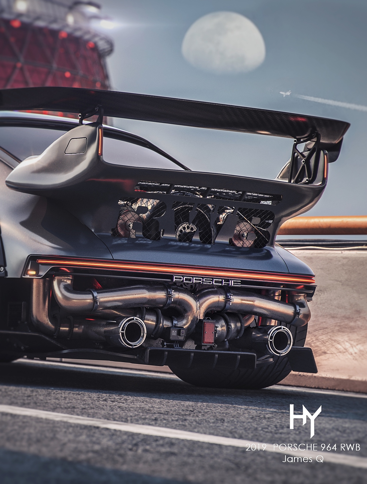 保时捷_PORSCHE_964_RWB（图ZMTkyNjcxNDUy） - 机械/交通 - 站酷设计师James_Q原创素材 - 站酷ZCOOL