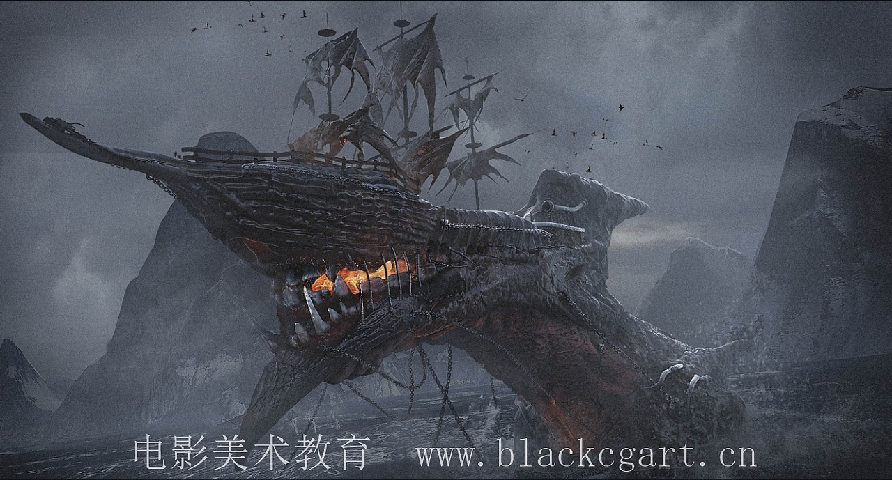 黑焰第27期学员作品—怪物设计_黑焰cg美术学院-站酷zcool