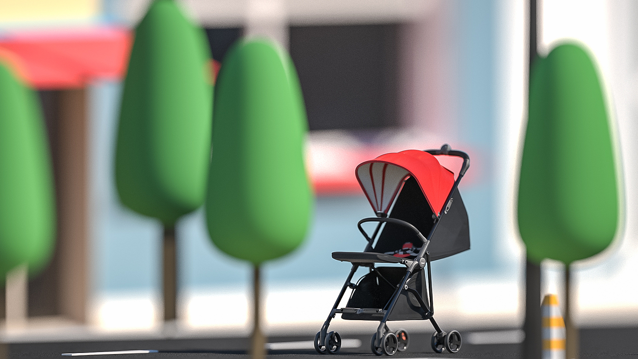 q3轻便婴儿推车视频