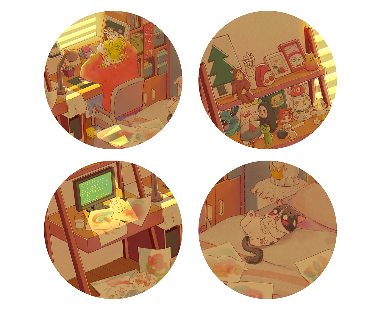 生 活 記 錄（图ZMjA2MDYwODI0） - 创作习作 - 站酷设计师大鳗君DMJ原创素材 - 站酷ZCOOL